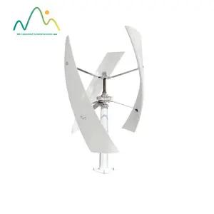 Turbin angin sistem surya vertikal, 1200w 1500w 1600W 2000w sistem tenaga surya hibrid Panel surya