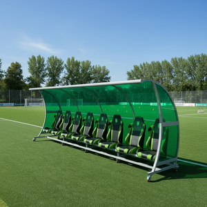 Banca <span class=keywords><strong>de</strong></span> Reserva para Fútbol Personalizada OEM - Asientos <span class=keywords><strong>de</strong></span> Repuesto Resistentes <span class=keywords><strong>de</strong></span> Hierro para Equipos, para Estadios y Patios Exteriores (Modelo NPY-VIP) - Product Image 1