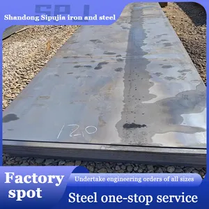 Üretici sıcak haddelenmiş kaplama siyah karbon çelik levhalar ASTM A36 Ss400 Q235 demir inşaat için ÇELİK TABAKA levha