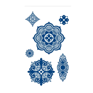 BXTAT Semipermanente Blue Genipa Juice Tatuajes Temporal Henna Duradero 15-25 Días Aplicación <span class=keywords><strong>de</strong></span> material <span class=keywords><strong>de</strong></span> papel para el Body-GZ235to240 - Product Image 6