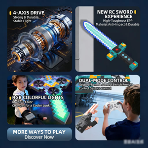Nuovo Prodotto 2026: Spada Volante 1:<span class=keywords><strong>3</strong></span> con Luce LED, Dimostrazione/Flip con Un Tocco, Lancio Manuale, Scelta Ideale per Principianti - Product Image 4