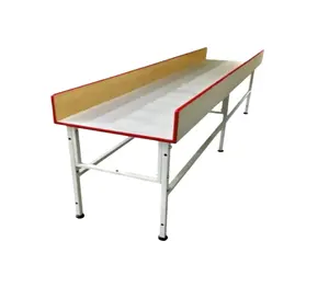 laminate hard plastic sheet clothing assembly line operating thickened table for garment factory