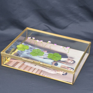 Chất Lượng Tốt Bản Lề Trang Trí Màu Đen Rose Brass Vàng Hình Ảnh Hình Ảnh Hộp Bóng Hai Mặt Khô Khung Bán Buôn 10x10 8*10 - Product Image 6