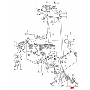 Fabrika stok ön L/R tekerlek rulman ve Hub meclisi 4H0498625 Audi A4 için RS4 B8 2007-2015 - Product Image 2
