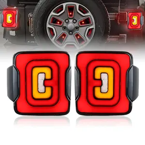 Car Offroad 4x4 Auto Accessories LED Taillight Style Tail Light For Jeep Wrangler Jk Jl Rear Lamp
