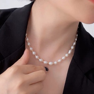 Collier tendance Alien AK Goutte d'eau Perle naturelle baroque pour femmes Accessoires de mode de luxe avec tempérament claviculaire - Product Image 2