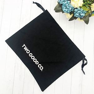 Custom Size Storage Cotton Bag <b>Drawstring</b> Sack Muslin <b>Drawstring</b> <b>Pouch</b> Black Screen Printing Gift Packaging Craft Bag Recyclable - Product Image 6