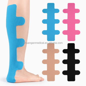 Cinta de Kinesiología Precortada para Piernas, Muslos, Pantorrillas y Isquiotibiales, Soporte Muscular, Rehabilitación y Terapia, Fabricante de Cinta de Kinesiología - Product Image 1