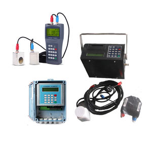 Draagbare Handheld Flowmeter Prijs Ultrasone Open Kanaal Klem Op Gas Stoom Vloeibaar Water Flow Meter - Product Image 1
