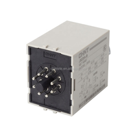Relais temporisé ST3P A-B JSZ3A-B 2NO 2NC 8 broches réglable AC220V DC24V pour contrôle d'automatisation industrielle