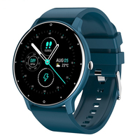 Montre connectée sport tendance 2021, nouvelle arrivée en ligne, écran tactile circulaire complet, étanche, mesure du rythme cardiaque et prévisions météo
