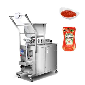 Máquina de envasado de ketchup, bolsita de pasta de tomate, máquina de envasado de pasta manual, máquina de envasado de bolsas para líquidos