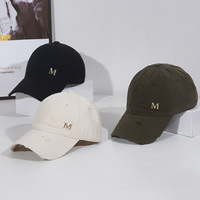 Nouvelle Arrivée Casquette de Baseball Ajustable pour Femme de Haute Qualité 6 Panneaux en PVC Fermeture à Boucle Métallique Quatre Saisons