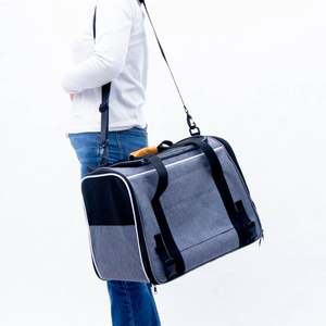 Custom Folding Pet Bag Durable Collapsible Travel Carrier - Product Image 1