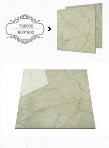 Carreaux <span class=keywords><strong>de</strong></span> sol en céramique effet marbre doré 800x800, antidérapants et résistants à l'usure, vente en gros, carreaux <span class=keywords><strong>de</strong></span> marbre pleine masse pour <span class=keywords><strong>salon</strong></span>, style européen moderne - Product Image 4