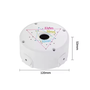 An ninh giám sát máy ảnh không thấm nước Cáp Hidden Box cho CCTV Camera Dome (Đen) phổ JUNCTION bao vây sâu cơ sở - Product Image 5