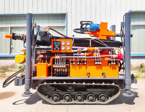 RLD160 휴대용 크롤러 공압 물 우물 드릴링 리그 160m 깊은 유압 지하 DTH 해머 시추공 드릴링 머신 - Product Image 4