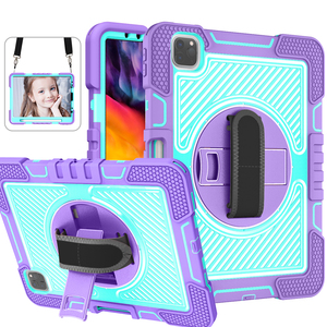 Support rotatif robuste avec sangle de maintien et porte-crayon pour iPad Air 4/5 et iPad Pro 11 pouces – Idéal pour la logistique B2B, l'éducation et le secteur médical - Product Image 1