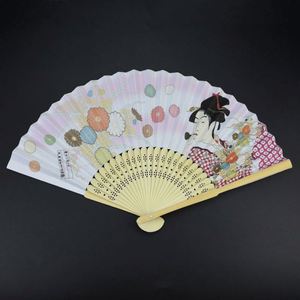 BSBH Customized Japanese Hand Fan for Women Carved Traditional Angel Decoration for Parties or Weddings Souvenir <b>Gift</b> - Product Image 6