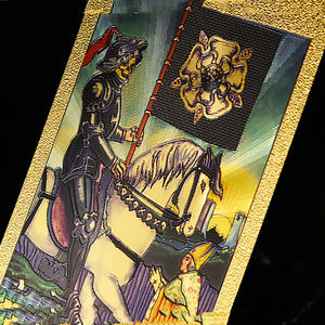Jeu de tarot personnalisé <span class=keywords><strong>Oracle</strong></span> Goddess Cats en feuille d'or Anime Guidance Cartes à jouer avec logo imprimé pour le jeu Fortunetelling - Product Image 3