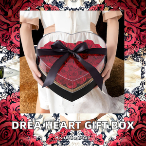 DREA วันวาเลนไทน์ งานแต่งงาน คริสต์มาส ขายส่ง อะคริลิก หรูหรา โปร่งใส ลายภาพนิ่ง ดอกไม้ บรรจุภัณฑ์ รูปหัวใจ - Product Image 2