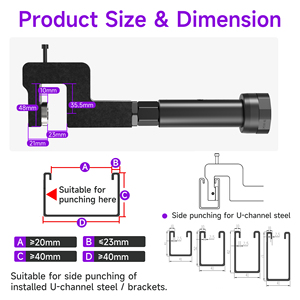 <span class=keywords><strong>Pince</strong></span> <span class=keywords><strong>à</strong></span> ongles rechargeable 21V, perforateur, riveteuse électrique, outil de sertissage en aluminium - Product Image 2