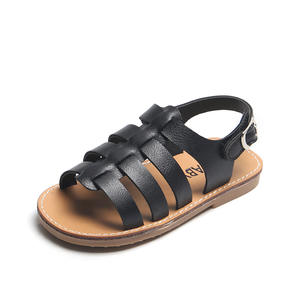 Chaussures décontractées pour enfants pour l'été, sandales pour bébé avec fermeture velcro, semelle extérieure en tendon de bœuf, hauteur de la cheville, semelle souple, chaussures confortables - Product Image 6