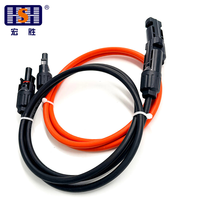 Cable de Extensión para Panel Solar, Doble, 4mm2 6mm2, Conector Solar Fotovoltaico, Cables de Alimentación, 20 Conectores