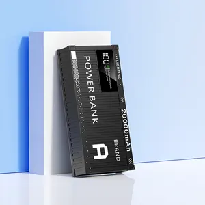 "Konteyner" Build-in-line 20000mAh CapacityPower banka taşınabilir güç istasyonu özel Logo baskı desteği Apple & Android