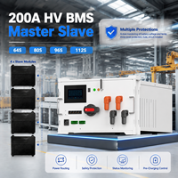 JKESS 100A HV BMS Maître-Esclave 16S BMS Haute Tension 700V 1000V Boîtier de Contrôle pour Stockage Solaire avec CAN RS485 LCD