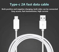 Cable usb clásico para android y iphone, micro usb original, color blanco y negro, gran oferta, precio barato