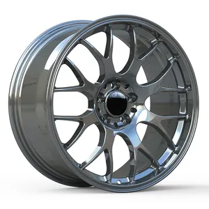 Kustom tahan air PVC roda mobil Rim untuk bmw m5 e60 rim r19 chrome roda mobil