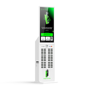Kiosque tactile POS 48 emplacements 43 pouces avec écran LED pour gare, location de téléphones portables, partage de téléphones, distributeur bancaire, alimentation CA - Product Image 6