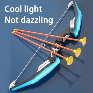 Jeu de simulation de tir à l'<span class=keywords><strong>arc</strong></span> à lumières LED Jouets d'extérieur pour enfants avec flèches à <span class=keywords><strong>ventouse</strong></span> Carquois Cibles debout - Product Image 2