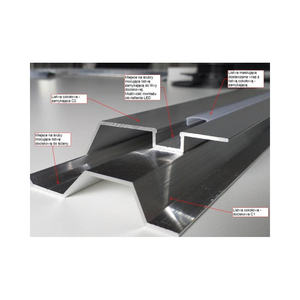 Rodapié de perfil base de calidad para terrazas y casas de jardín con soporte de borde resistente y uso exterior duradero - Product Image 4