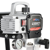 Pulvérisateur de peinture sans air professionnel P-4500C à faible niveau de vibration et de bruit pour la peinture murale et marine avec moteur sans balais