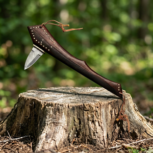 Hacha Táctica Estilo Vikingo Personalizada de BA Enterprises, Acero de Damasco, Mango de Madera, Cabeza con Barba, Supervivencia al Aire Libre - Product Image 4