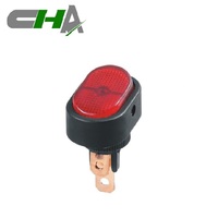 Interruptor de Palanca ASW-14D ON-OFF de 3 Pines con Conexión Rápida, Interruptores de Palanca con Mango de Metal/Plástico para Automoción