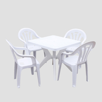 Ensemble table basse pour restaurant