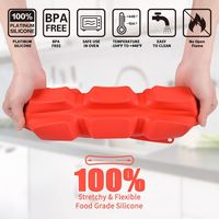 Moule à brownies, cupcakes et muffins en silicone SILIKOLOVE Factory, 12 cavités, antiadhésif, sans BPA, certifié LFGB, platine, pour la cuisson de gâteaux