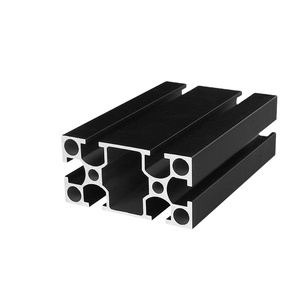 Tiêu chuẩn quốc gia công nghiệp hợp kim nhôm hồ sơ 6060g rãnh Ống Vuông ống nhôm hồ sơ 60x60 khung đen - Product Image 5