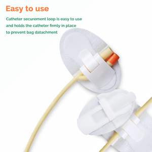 10 पीसी मूत्र पैर बैग लेगबैंड ट्यूब धारक चिपकने वाला यूरिनरी हुक और लूप फिक्सिंग उपकरण कैथेटर स्टेबलाइजेशन डिवाइस - Product Image 2