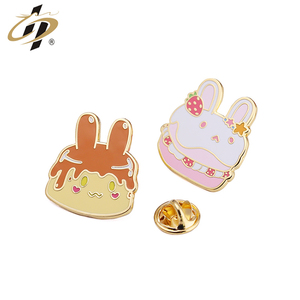 Hacer su propio diseño de esmalte duro precioso diseño de dibujos animados de <span class=keywords><strong>pin</strong></span> personalizado en chapado en oro - Product Image 2