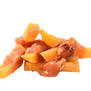 Fábrica Nova Orgânica Pato-Envolvido Batata Doce Frango Chew Sticks Pet <span class=keywords><strong>Food</strong></span> Training Treats Cães Carne de Alta Qualidade Alta Proteína - Product Image 4