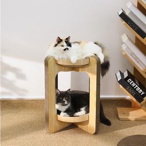Arranhador de Gato de Papelão Durável com Design Personalizado e Tapete de Arranhar com Catnip - Product Image 2