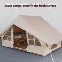 Brevax BY-ZP026 Ensemble de camping gonflable multifonctionnel de luxe en aluminium à double paroi, type à armature droite, une chambre, Oxford