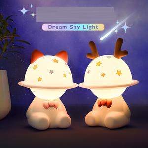 Nuovo prodotto creativo fantasia pianeta luce notturna colorata fantasia cartone animato regalo per bambini luce per dormire - Product Image 5