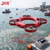 Drone de sauvetage intelligent à grande vitesse avec portée de contrôle de plus de 1000 m, équipement de sauvetage intelligent, robot de sauvetage aquatique télécommandé en HDPE
