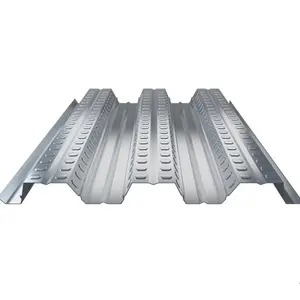 Harga cost of Chinese YX76 Metal steel floor deck plate for concrete construction