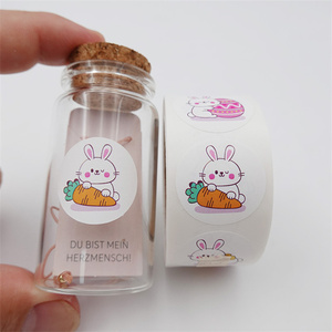 Tùy Chỉnh Dễ Thương Phim Hoạt Hình Động Vật Dính Phần Thưởng Dán Cho Trẻ Em Cho Nến Thủ Công Khung Ảnh Bao Bì Nhãn - Product Image 5